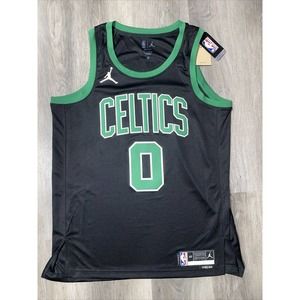 Jayson Tatum Black Boston Celtics Statement Edition Jersey Men's Large 48 NWT